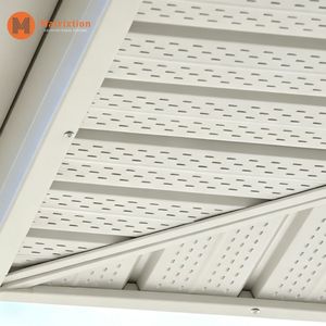 Panel de Soffit de Acero Matrixtion de 16 Pulgadas, Sistema de Soffit Metálico Ventilado para Exteriores, para Aleros - Product Image 2