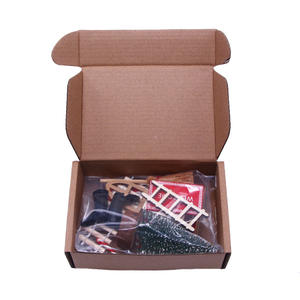 Puerta <span class=keywords><strong>de</strong></span> Hada <span class=keywords><strong>de</strong></span> los dientes en miniatura <span class=keywords><strong>de</strong></span> madera para niños, decoración <span class=keywords><strong>de</strong></span> puerta roja para exteriores - Product Image 2