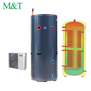Chauffe-eau domestique monobloc 800L sous pression, solaire et électrique, air-eau, avec réservoir d'<span class=keywords><strong>accumulation</strong></span> - Product Image 1