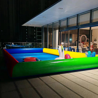 Piscine gonflable d'été personnalisée en PVC 0,9 mm pour enfants et adultes, bain gonflable extérieur