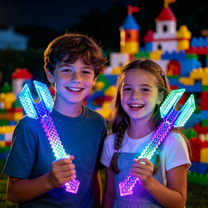 Espada Láser Luminosa para Niños, Silenciosa y Genial, para Niños, Regalos Navideños, Juguetes con Luces LED - Product Image 1