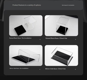 Cajas de Exhibición de Acrílico Transparente de Buena Calidad, Organizador de Cubos a Prueba de Polvo de Una Pieza, para Figuras de Juguete - Product Image 3
