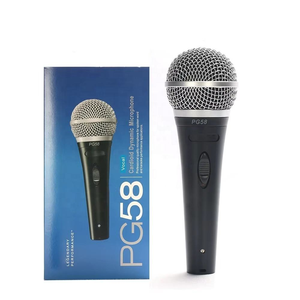 Micrófono con Cable <span class=keywords><strong>PG58</strong></span>, Micrófono de Mano Profesional con Cable, Micrófono con Cable Metálico - Product Image 1