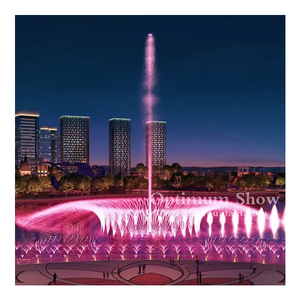 Boquillas controladas por computadora Fuentes <span class=keywords><strong>Danzantes</strong></span> Decoración al aire libre Lago Río Música digital Baile Fuente flotante de agua - Product Image 1