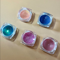 Nouvelle poudre de paillettes caméléon carrée pour nail art, encre plastique, accessoires pour nail art, stock Zhejiang, vente en gros BSL007