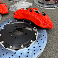 Kit Kaliper Rem Brembo Depan V6 6 Pot Belakang F40 4 Pot Mustang Big Brake Kit untuk Mazda OEM BCYA2671X Buatan Pabrik Kustom Berkualitas Tinggi