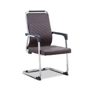 Best Seller sala d'attesa PU tessuto imbottito sedia da lavoro ricevimento visitatori sedie da ufficio per conferenza senza ruote - Product Image 6