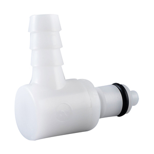 Plastic Elbow Quick Release Valved <strong>Hose</strong> <strong>Barb</strong> Tube Pipe Connector Coupling <strong>Fitting</strong> for 8mm 1/4inch Car air Water Fuel Gas Line - Product Image 4