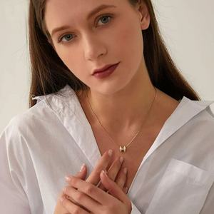 Collares de Moda 2026, Joyería de Acero Inoxidable 316L, Chapado en Oro PVD de 18k, Diseño de Concha, Collar de Lujo para Mujer - Product Image 4