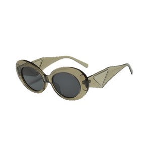 Oval Frame <b>Sunglasses</b> UV400 Black Unisex Retro Style - Product Image 5