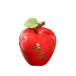 Adorno de Cerámica con Forma de Manzana para Decoración del Hogar, Feng Shui, para Sala de Estar, Regalo de Año Nuevo - Product Image 4