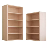 Estantería Abierta de 3 Niveles de Madera Tradicional para Almacenamiento y Archivo, para Almacén, Sala de Estar, Oficina en Casa, Taller, Dormitorio, Comedor
