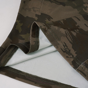 High Quality Casual Street Style Short Length Halter Neck Camouflage Knitted Fabric Summer Women's Sexy Cami <strong>Tank</strong> <strong>Top</strong> - Product Image 4