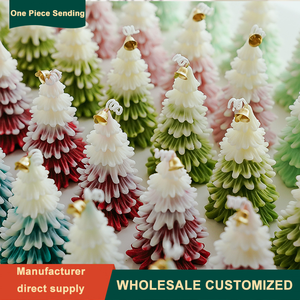 Factory Wholesale Soy Wax Christmas Tree <b>Candle</b> Aromatherapy <b>Candles</b> Christmas Scented <b>Candles</b> - Product Image 5