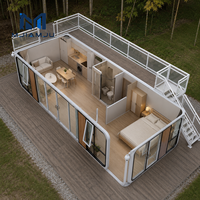 Module de maison préfabriquée moderne à assemblage rapide, capsule de vie portable pour appartement et usage scolaire