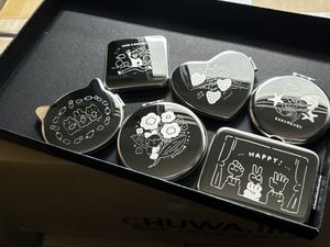 Espejo de maquillaje de acero inoxidable de alta calidad compacto portátil de bolsillo espejo de maquillaje de alta definición espejo de mano cosmético - Product Image 3