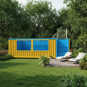 <span class=keywords><strong>Piscine</strong></span> extérieure préfabriquée en fibre de verre FRP sur mesure de 20 pieds ou 40 pieds avec terrasse intégrée - Product Image 3