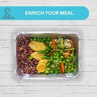 Récipients en aluminium jetables pour aliments, plateau en aluminium avec couvercle