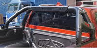 HM Universal Steel Roll Bar pour Ranger pour NP300 pour Dmax pour Hilux Revo Rocco Vigo avec Led Pick Up Trucks Roll Bar Barre arrière