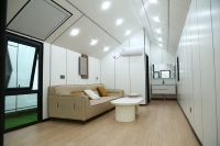 Maison mobile de type caravane, conteneur préfabriqué en acier léger, fabrication chinoise, transport facile