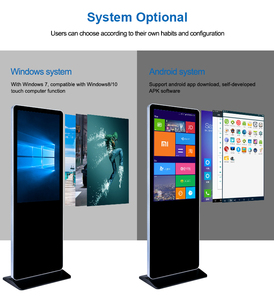 Floor standing self-service query 55 inch interactive touch screen kiosk - Product Image 3