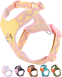 Custom Wholesale High-quality Fashion Luxury Back Nylon Design Chest Strap Lightweight Breathable Adjustable Dog <b>Harness</b> Outdoor - Product Image 1