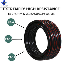 Высококачественная черная нейлоновая трубка, PA tubing,PA6,PA11,PA12 - Product Image 4