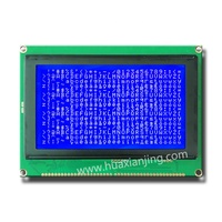 ODM OEM 240x128 Módulo de pantalla LCD STN gráfica Interfaz I2C Pantalla positiva PCB de pantalla blanca azul para electrónica integrada