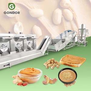 Chaîne de production complète et entièrement automatique pour la fabrication de pâte de cajou, de houmous et de beurre de cacahuète, avec usine intégrée - Product Image 1