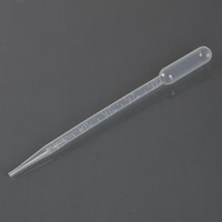 Pipette Pasteur en plastique jetable de 3 ml emballée individuellement / Pipette de transfert