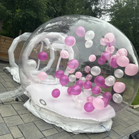 Tente Bulle Gonflable en PVC Transparent, Dôme Igloo pour Mariage Extérieur, Fête, Commercial, pour Enfants et Adultes