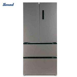Home Stainless Steel No Frost Electronic French Door <b>Refrigerator</b> Side by Side <b>Refrigerator</b> With Water Dispenser - Product Image 2