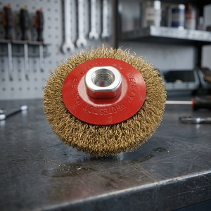 Brosse conique TTAKE en fil ondulé M14 en acier inoxydable 13000 Giri Min, brosse de nettoyage durable - Product Image 3