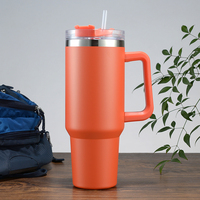 Groothandel bulk vacuüm geïsoleerde roestvrijstalen sublimatie skinny koffiebekers wijnglazen grote capaciteit hittepers rietje