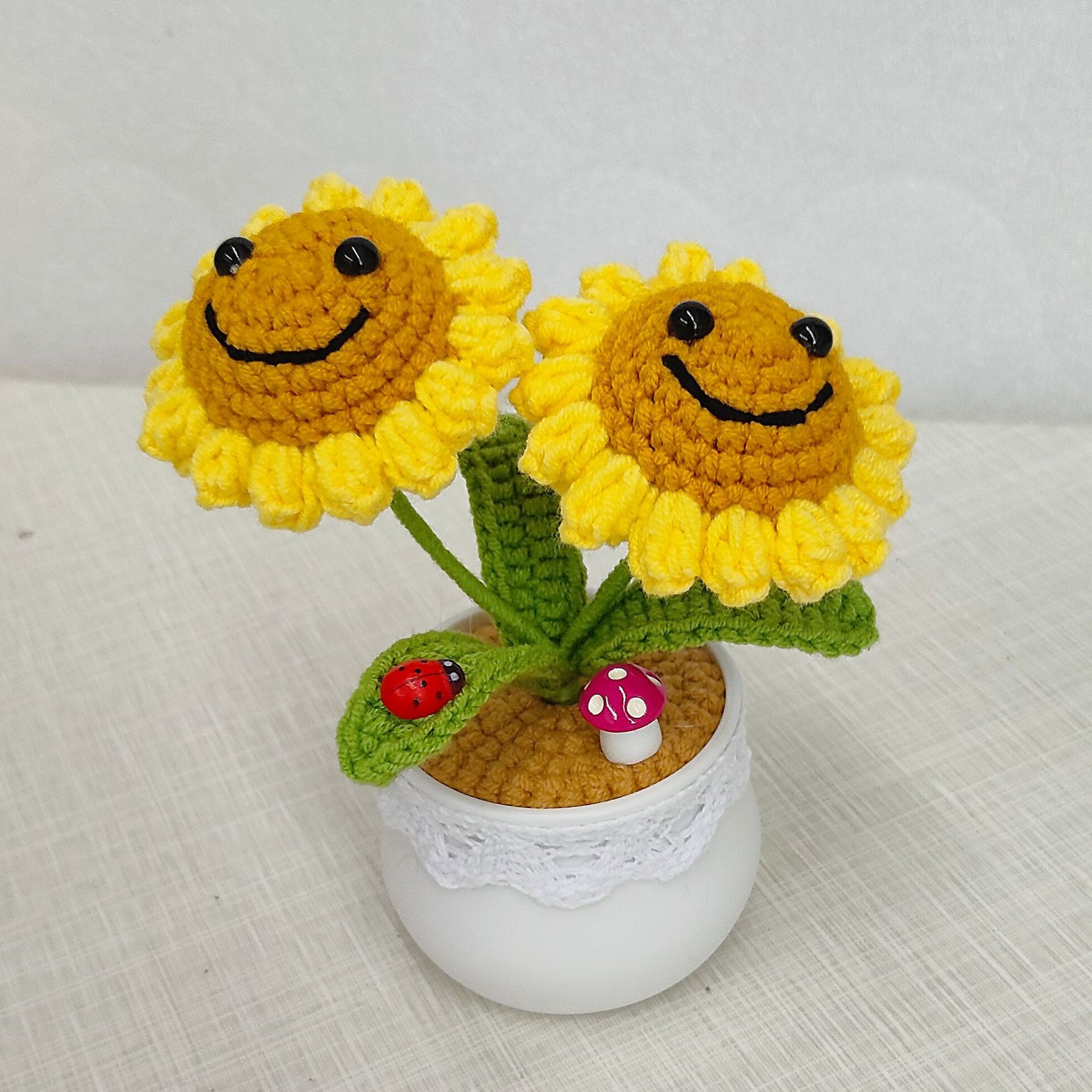 Double-headed sunflower