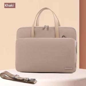 Maletín para Portátil de Nailon, Impermeable, Resistente a Impactos, 15.6 Pulgadas, Ligero, Delgado, Estilo Macaron, con Bloques de Color, para Tablet - Product Image 2