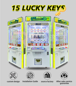 Machine de grue principale à 9 trous à pièces Jeu de vente de prix à gagner avec machine à griffes Keymaster à trou de serrure - Product Image 4