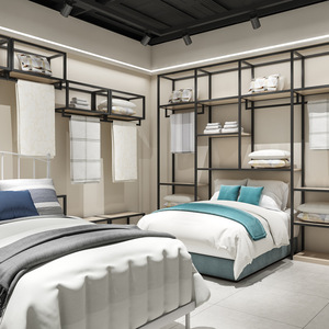 Bán Buôn Biểu Tượng Tùy Chỉnh Có Thể Điều Chỉnh Kim Loại Quần Áo Móc Treo Cửa Hàng Kệ Cho Công Nghiệp Nhôm Đồ Nội Thất Thương Mại Hội Thảo Trung Tâm Mua Sắm - Product Image 4