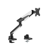 Bras de moniteur de jeu LDT84-C012-KP01 Ressort mécanique 17 "-40" Écran unique Conception classique Support de bureau robuste