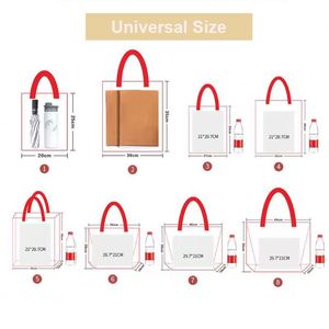 Sacs fourre-tout en toile de coton personnalisés de grande taille avec bandoulière et poignée en corde, de haute qualité, avec logo imprimé - Product Image 5
