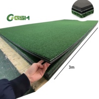 Tapis de golf Yousee 5 pieds x 10 pieds pour l'entraînement en extérieur et en intérieur, gazon artificiel antidérapant avec base en caoutchouc, épaisseur 30 mm, garantie de 2 ans