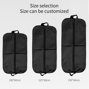 कस्टम इको पुरुषों सूट परिधान धूल बैग गाउन के साथ महिला शादी के पोशाक भंडारण बैग - Product Image 4