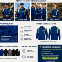 Fabrication de polos pour hommes, polos de sport, polos unisexes pour équipes, polos de travail en coton, polos de sport anti-transpiration