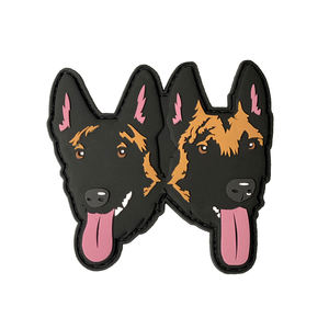 निर्माता थोक अनुकूलित 3d सॉफ्ट परमवीर चक्र बिल्ला कस्टम रबर लोगो के लिए पैच पर लोहे कपड़े - Product Image 3