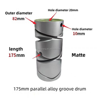 Tambour métallique en alliage super plastique pour enrouleur d'accessoires de bobineuse pour transfert de fil et machines à fil textile