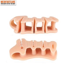 Separadores de Dedos del Pie para una Alineación Correcta - Correctores de <span class=keywords><strong>Juanetes</strong></span> y Dedos en Martillo, Plantillas para Sandalias Flip-Flop para Hombres y Mujeres - Product Image 2
