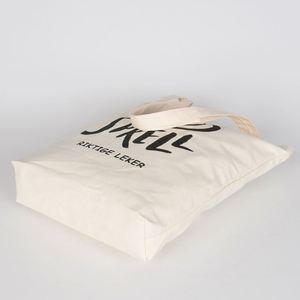 Nueva Oferta, Bolsa de Mano Personalizada con Logotipo Impreso para Mujer, Bolsas de Compras de Lona de Algodón - Product Image 5