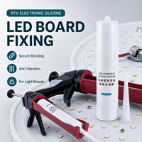 Silicone RTV monocomposant efficace de 300 ml pour l'étanchéité et le collage de câbles, silicone élastique pour les cartes de compteur intelligent, scellant stable