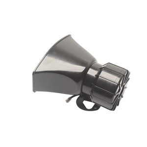 Haut-parleur de klaxon électrique 12V, tweeter haute puissance 100W pour alarme de véhicule, noir - Product Image 3