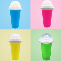 Tasse à chicha, pour faire des glaces à la maison, tasse à Smoothie, refroidissant, rapide, avec couvercle et paille